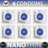 6X EXS Nano Thin Condoms Male Condom